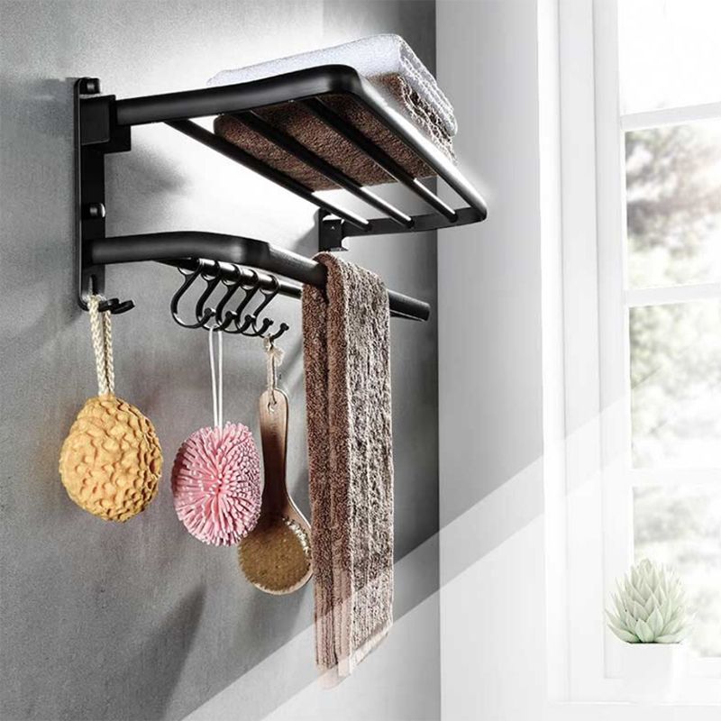 BowLift | Modern Aluminum Bathroom Hardware Set Black Bathroom Accessory Set