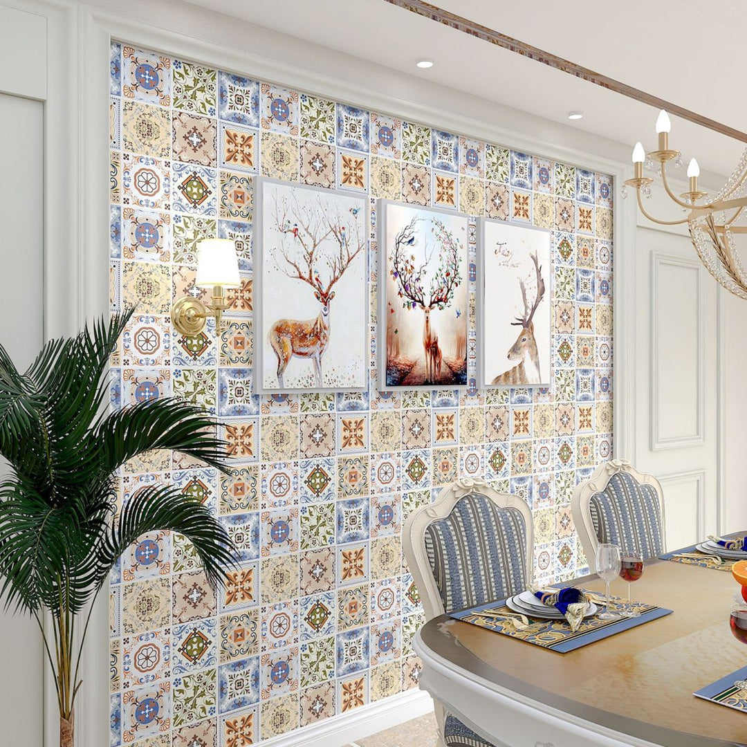 BowLift | Mosaic Tile Peel and Stick Wall Tile Modern Peel and Stick Wall Tile with Waterproof