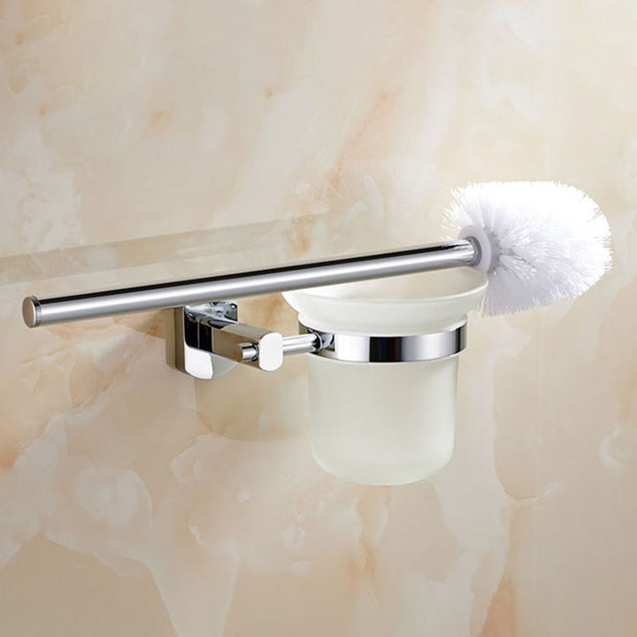 BowLift | Modern bathroom accessory set Stainless steel bathroom shelf Towel holder Bathroom accessory set