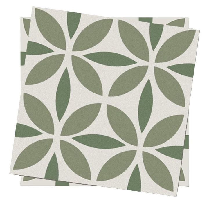 BowLift | Indoor Vinyl Tiles Floral Pattern Peel and Stick Waterproof Square Vinyl Tile