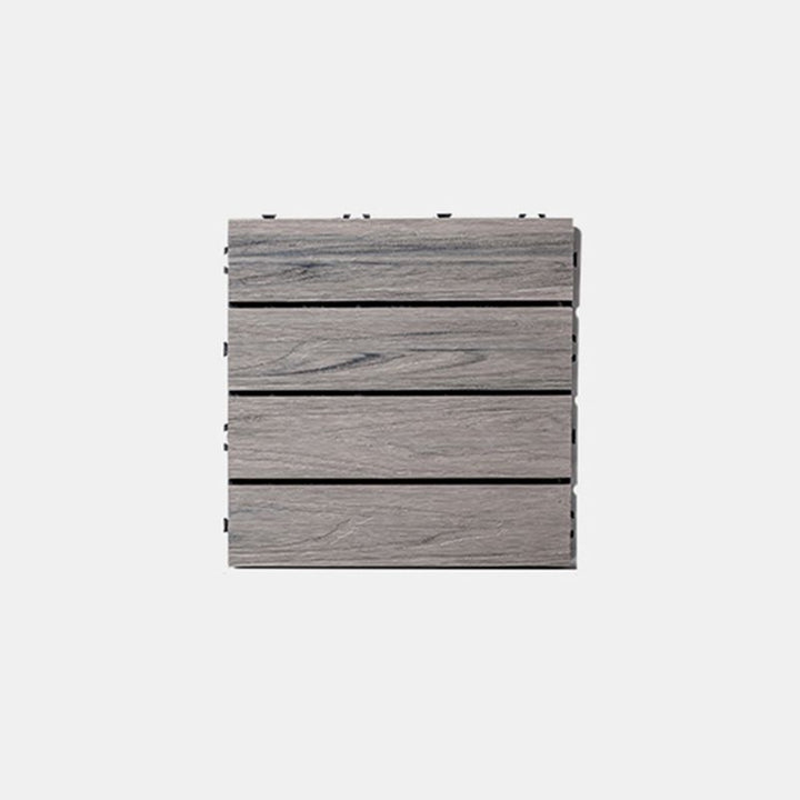 BowLift | Square Patio Tiles Interlocking Striped Pattern Deck Board