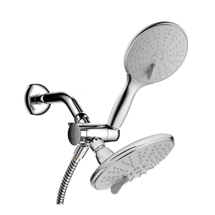 BowLift | Wall-mounted Dual Shower Traditional Round Dual Shower Heads