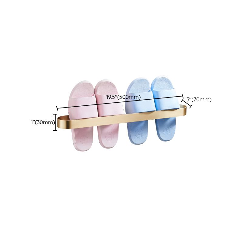 BowLift | Golden Modern 5-piece Bathroom Accessories Set Brushed Brass Towel Holder/Paper Holder