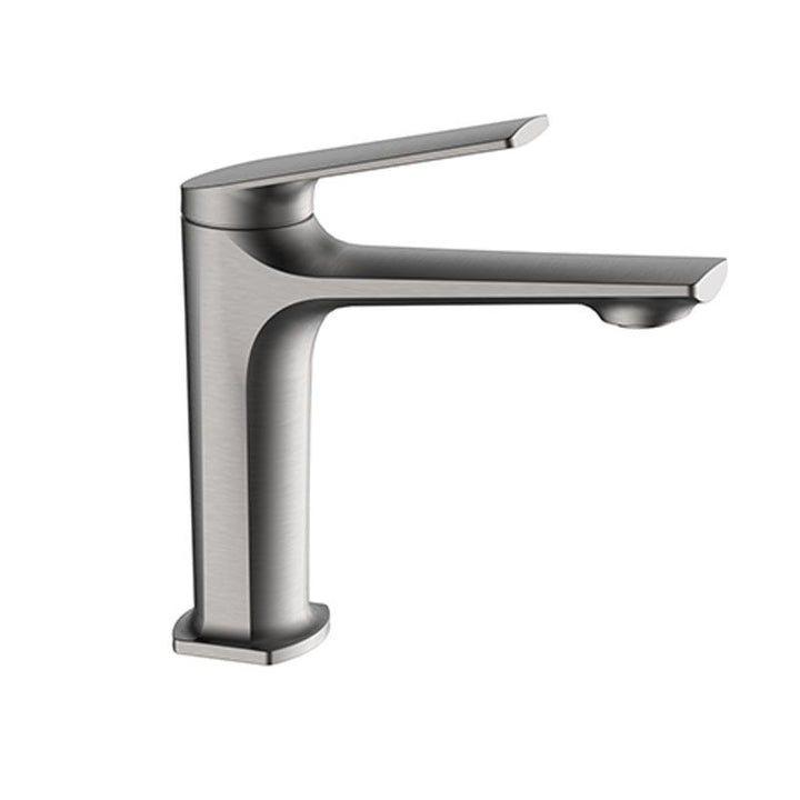 BowLift | Modern faucet brass lever handles low arc sink bathroom faucet
