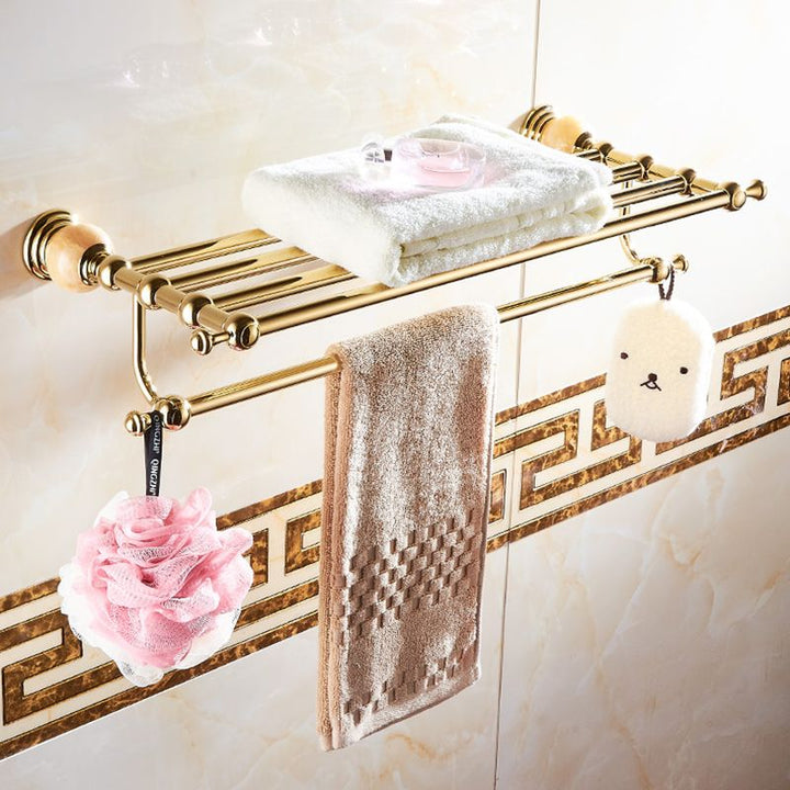 BowLift | Modern bathroom accessories as a single piece or as a set in gold