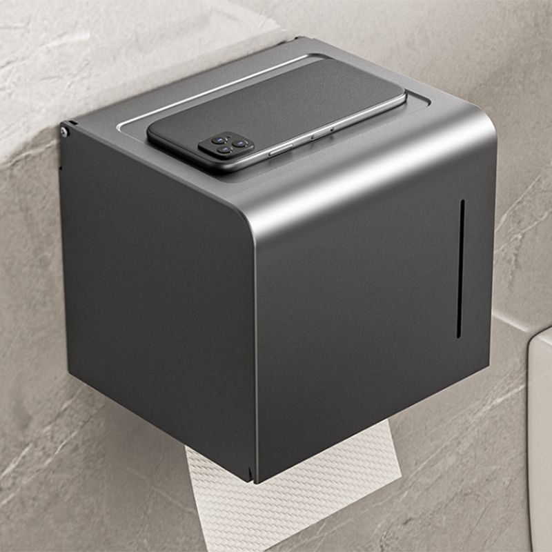 BowLift | Modern bathroom accessory set Bathroom shelf Towel bar gray bathroom accessory set