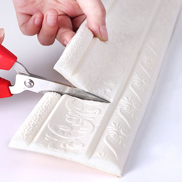 BowLift | Modern Baseboards 3D Embossing Baseboard PVC Stereo Base Set of 1