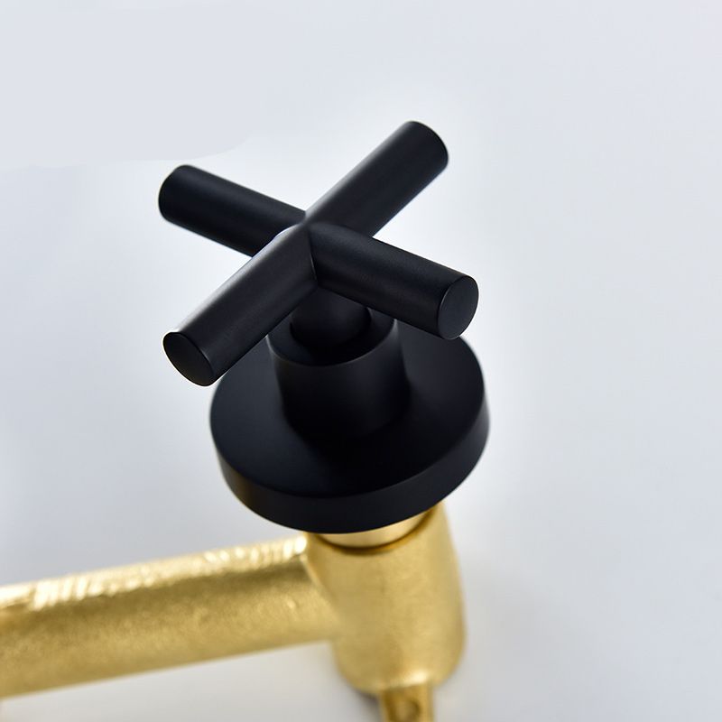 BowLift | 3 holes faucet 2 cross handle wall-mounted faucet for the bathroom
