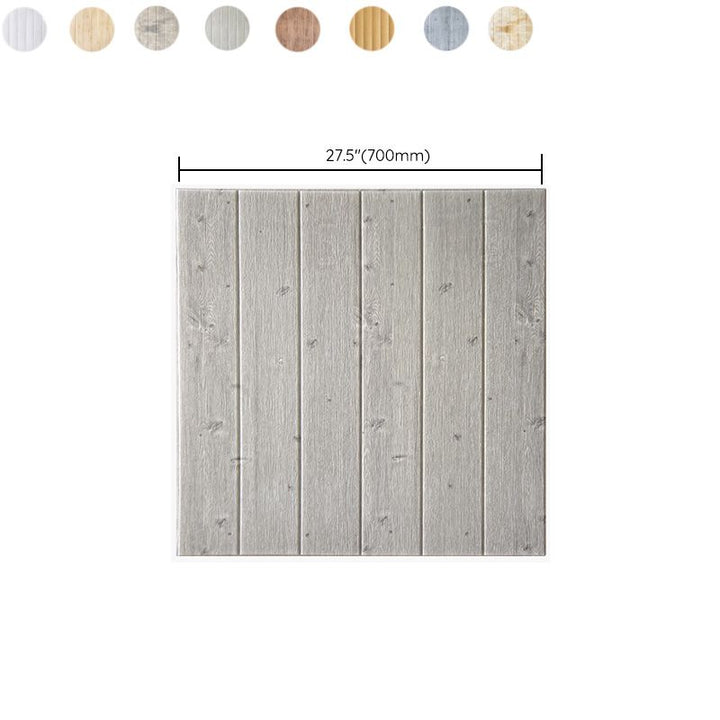 BowLift | Modern Tin Back Panel Smooth Thickened Wall Ceiling Wood Grain Design