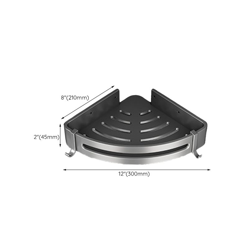BowLift | Gray bathroom accessories as a single piece or as a set with towel holder/bathroom shelf/robe hooks