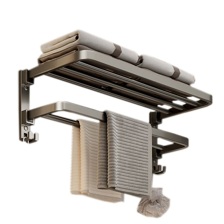 BowLift | Modern Towel Bar Bathroom Set Bathroom Shelf Bathroom Accessory Kit