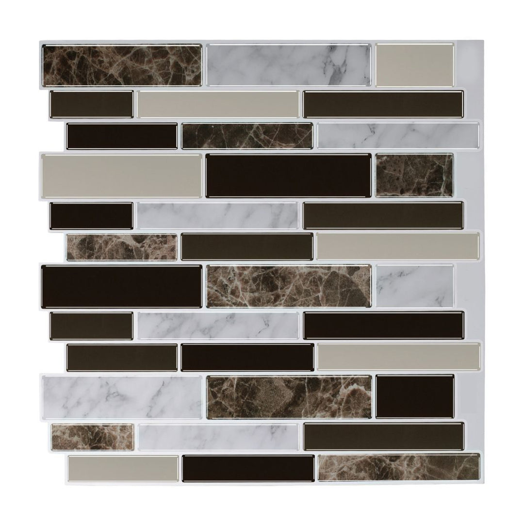 BowLift | Modern Peel & Stick Field Tile PVC Offset Joint Peel & Stick Subway Tile
