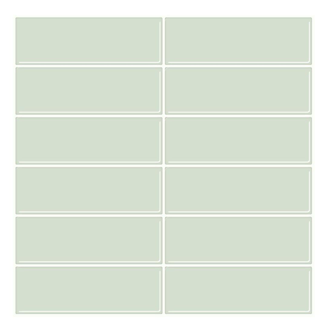BowLift | Peel and stick tiles Waterproof plastic rectangular peel and stick tile for the kitchen 2-pack