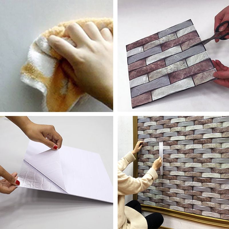 BowLift | Modern PVC Field Tile/Single Tile Rectangular Peel and Stick Back Wall Tile