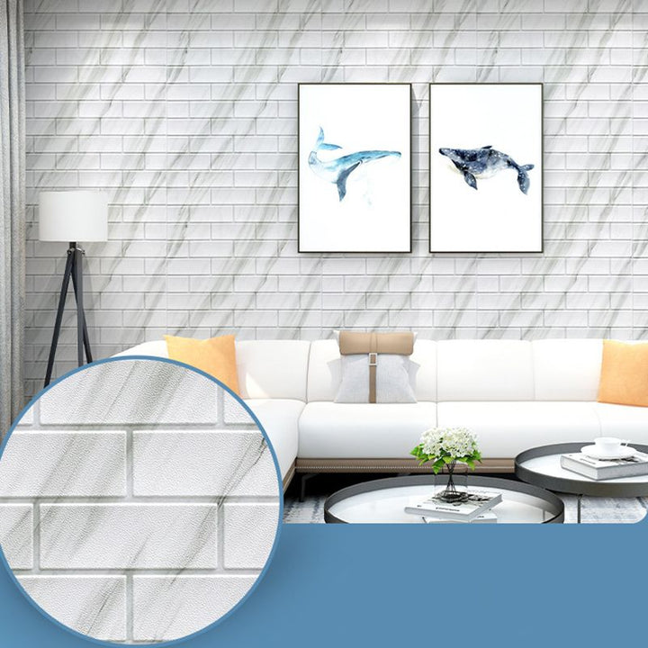 BowLift | Industrial Wall Panel, 3D Brick Bathroom Wall Panels Set of 2