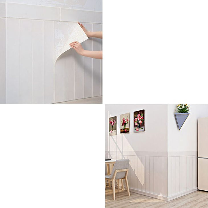BowLift | Contemporary Wall Paneling Interior Peel and Press Wall Paneling with Waterproof