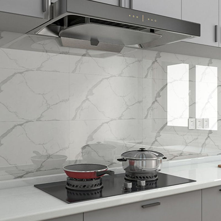 BowLift | Modern Splash Protection Tiles Smooth Splash Protection Wallpaper for the Kitchen