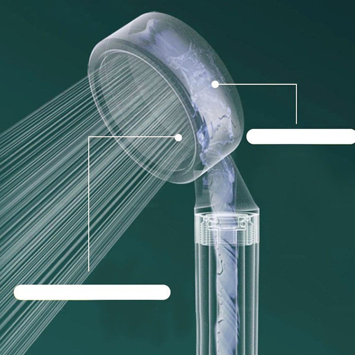 BowLift | Modern Plastic Showerhead Water Filtration Round Hand Shower