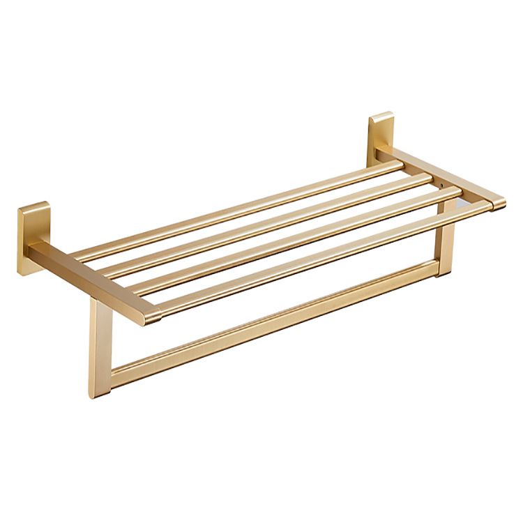 BowLift | Golden Modern 5-piece Bathroom Accessories Set Brushed Brass Towel Holder/Paper Holder