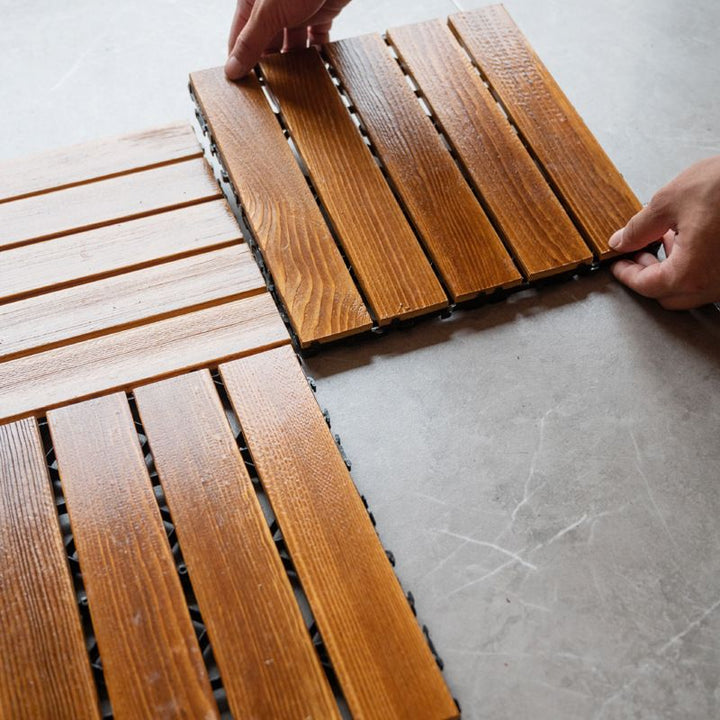 BowLift | Tradition Wood Tile Waterproof Click Lock Wood Floor for Living Room