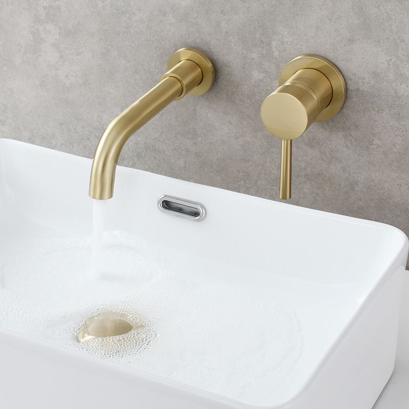 BowLift | Single Hole Wall Mounted Bath Faucet Swivel Spout Basin Faucet