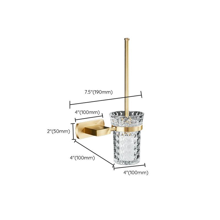 BowLift | Traditional Golden Bath Accessory Set Brass Bathroom Accessories Kit
