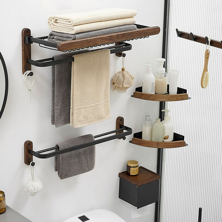 BowLift | Traditional Bathroom Accessories As Individual Piece Or As Set in Black