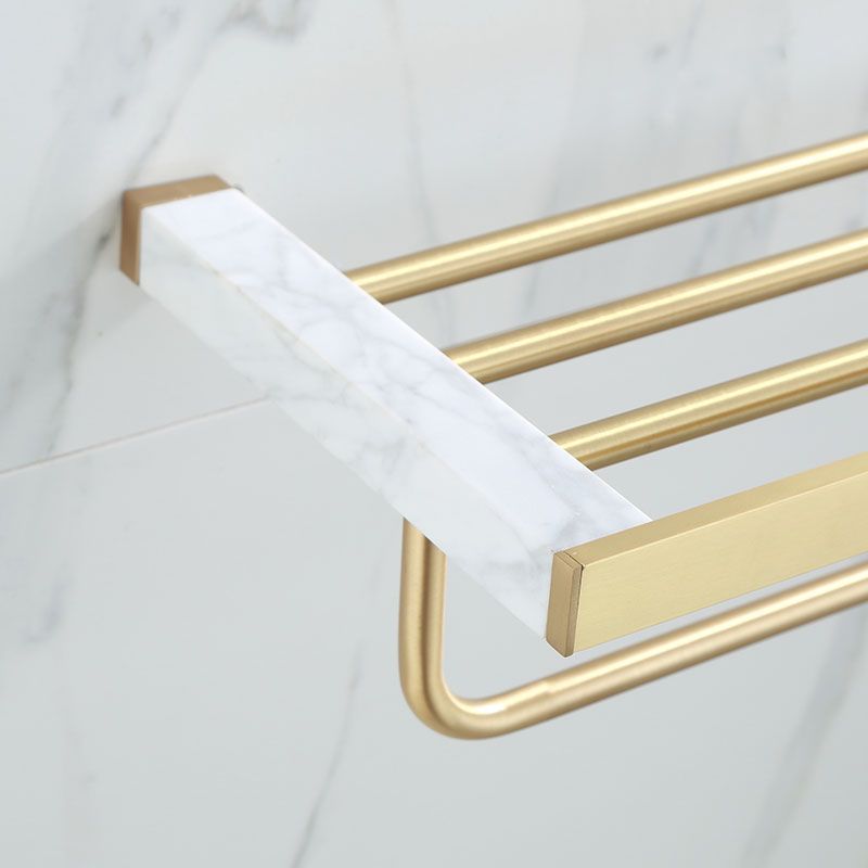 BowLift | Polished Brass Bathroom Accessory Set Marble Bathroom Hardware