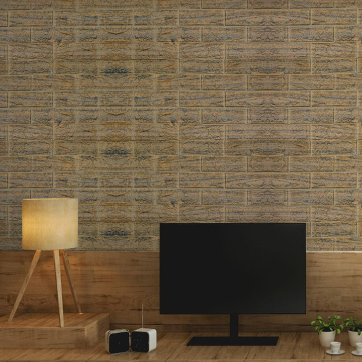 BowLift | 3D embossing interior wall panel self-adhesive square wall panel