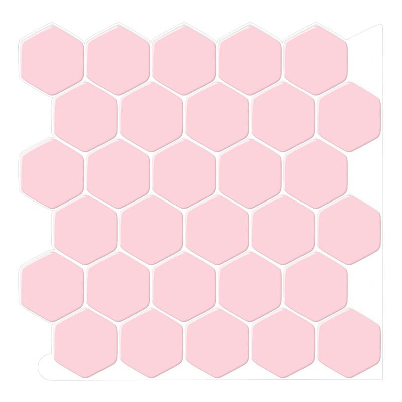 BowLift | Self-adhesive tiles Solid Color Hexagonal Scratch-resistant Self-adhesive tiles