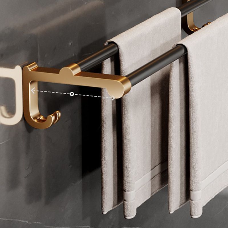 BowLift | Modern black bath accessory set towel bar bathroom accessory set