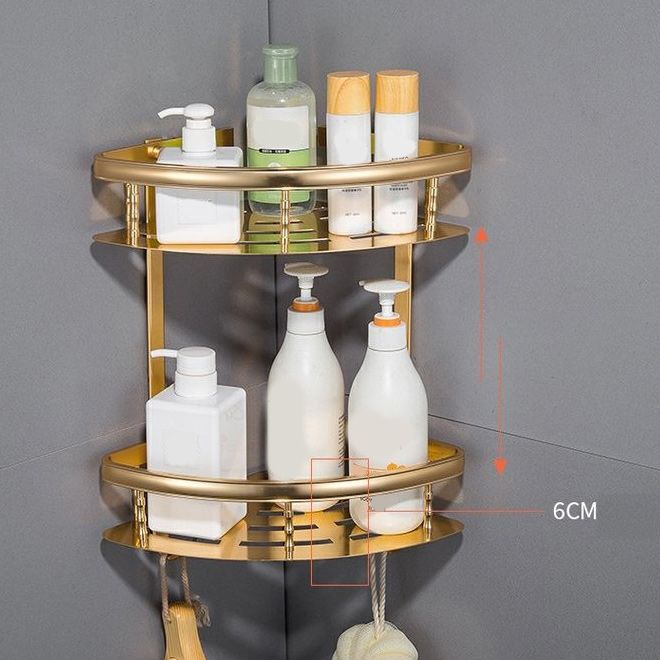 BowLift | Gold 7-piece Bathroom Accessory Set Vintage Bathroom Accessory Set