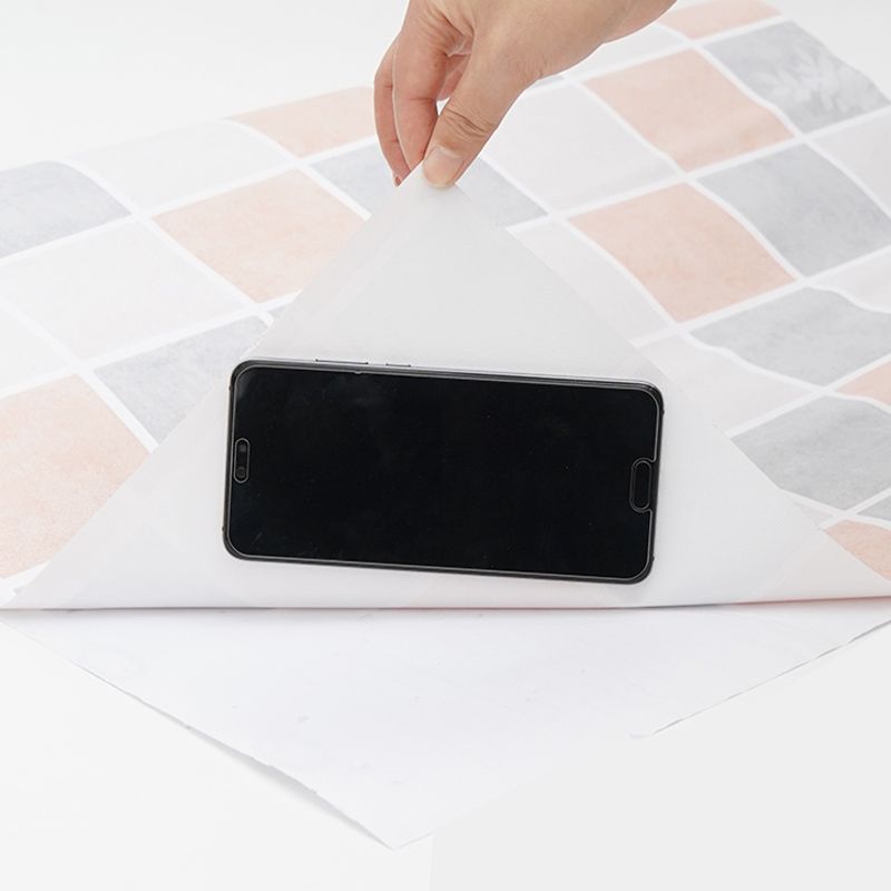 BowLift | Grid Mosaic Peel & Stick Tiles Scratch-resistant Wallpaper for Bathroom Back Wall