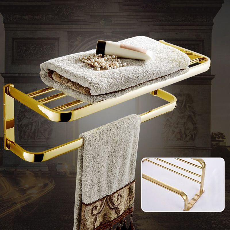 BowLift | Chrome/Gold Bathroom Accessory Set Modern Metal Bathroom Hardware Set