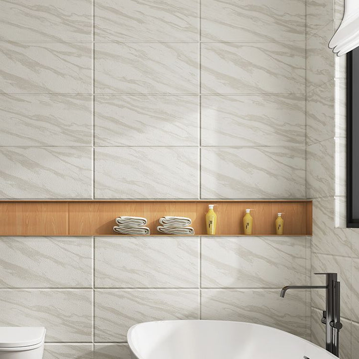 BowLift | Marbled scratch-resistant PVC tile Peel and stick tile for backsplash wall