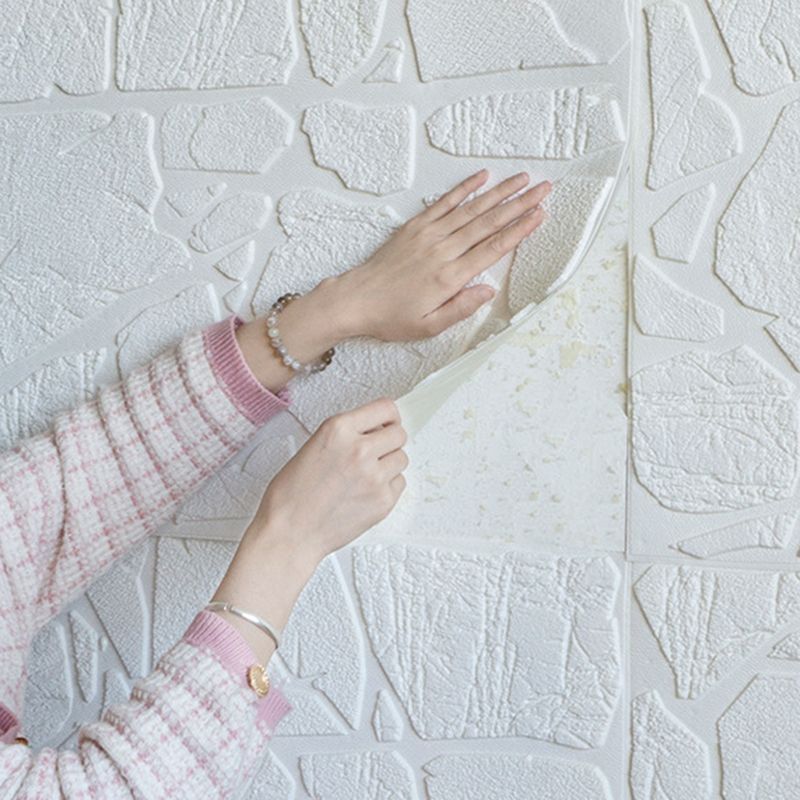 BowLift | Modern Pearl Wainscoting PVC Wall Access Panel Peel and Stick Wall Tile for Bedroom