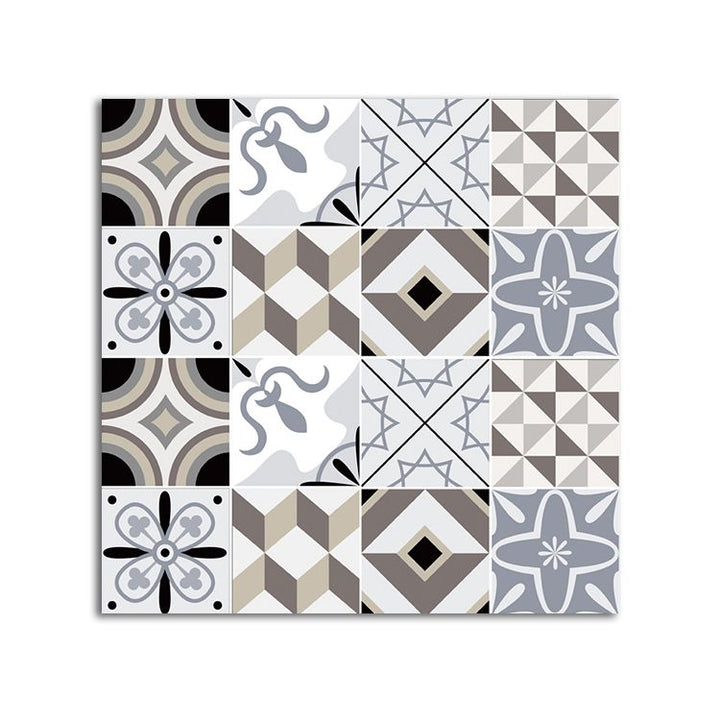 BowLift | Spanish Pattern Single Tile Mold Resistant Peel & Stick Tile for Backsplash