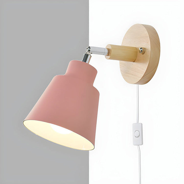 BowLift | Wall Light With Wood Accent For Bedroom