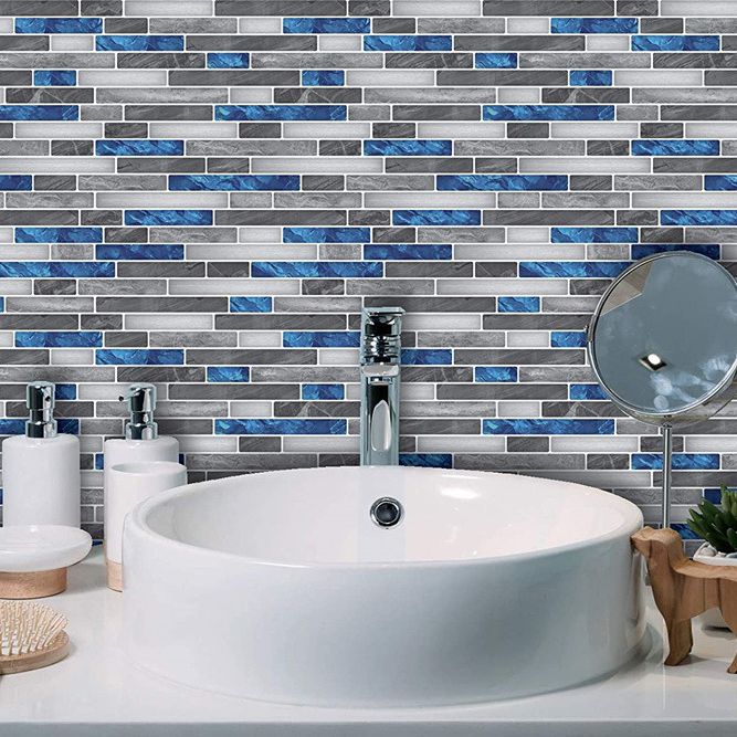 BowLift | Square Peel-and-Stick Tiles Plastic Indoor Peel & Stick Subway Tile