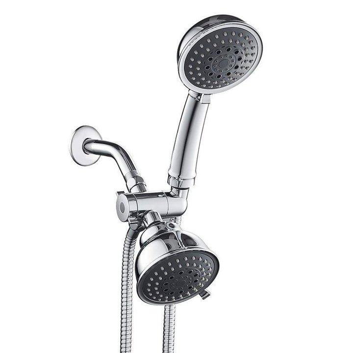 BowLift | Traditional Dual Shower Heads Home Metal Round Shape Dual Shower