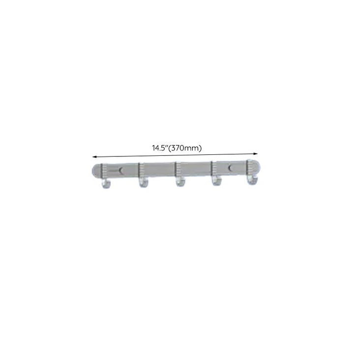 BowLift | Contemporary bathroom accessory set made of aluminum with towel holder/bath shelf