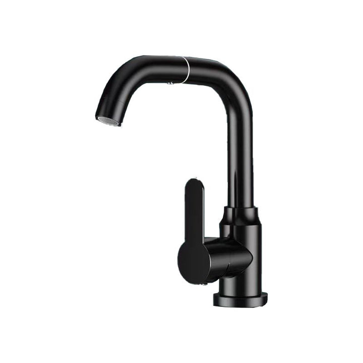 BowLift | Modern sink faucet bathroom faucet brass lever swivel spout sink faucet