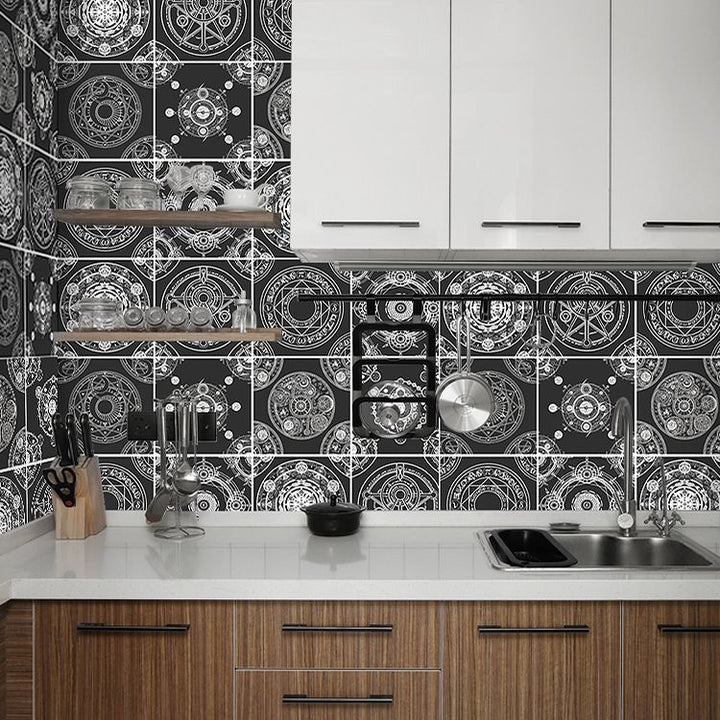 BowLift | Spanish Pattern Single Tile Mold Resistant Peel & Stick Tile for Backsplash