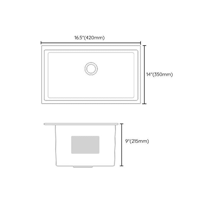 BowLift | Contemporary Sink Set Stainless Steel Friction Resistant Sink Set for the Kitchen