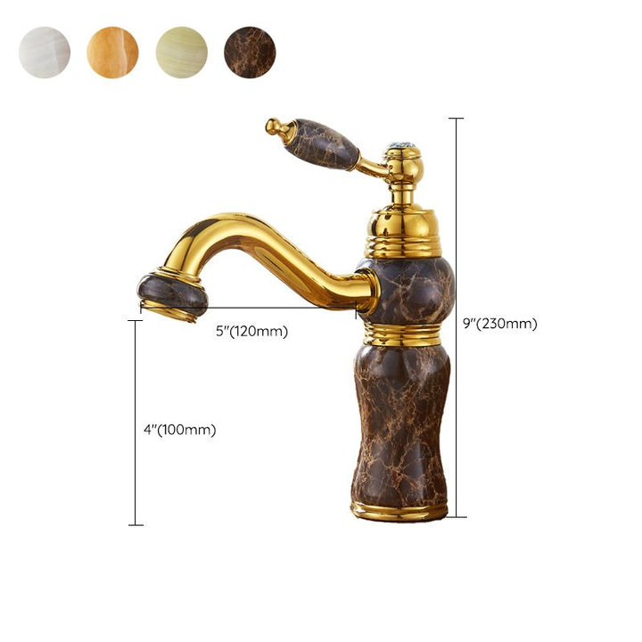 BowLift | Glam Basin faucet Lever handle Low arch basin faucet Bathroom faucet