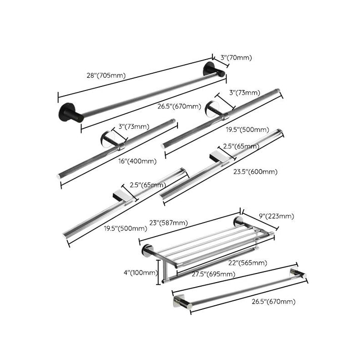 BowLift | Modern Bathroom Accessories As a Single Piece or as a Set made of Plastic and Metal