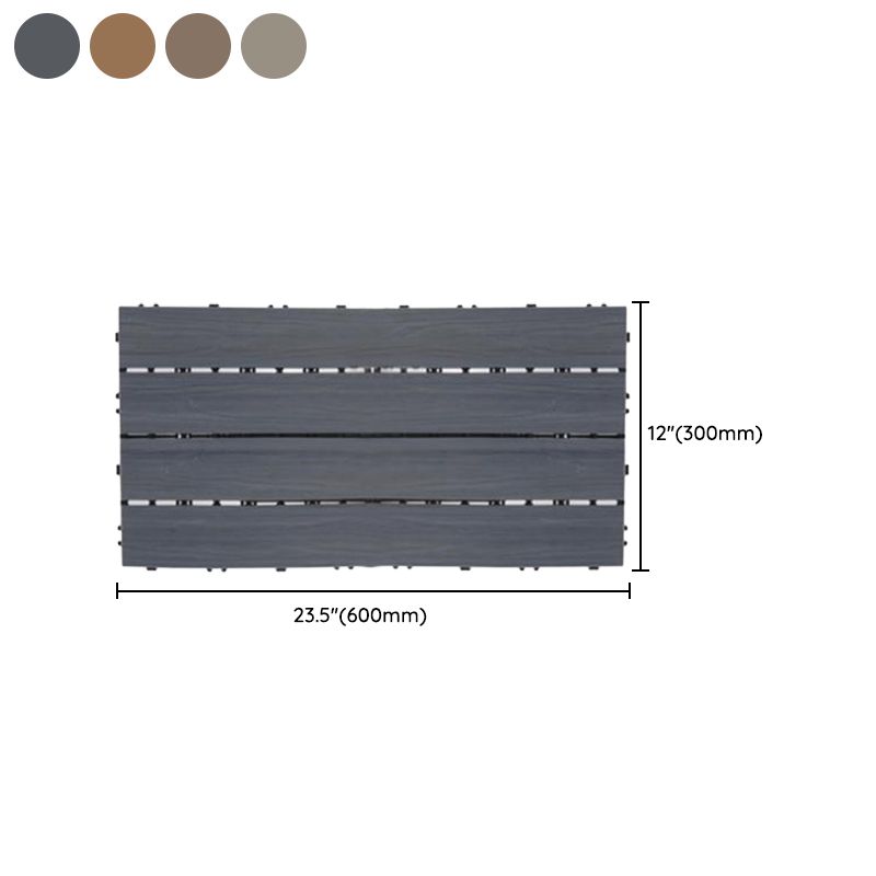 BowLift | Modern Floor Tiles Outdoor Waterproof Rectangular Wood Decking