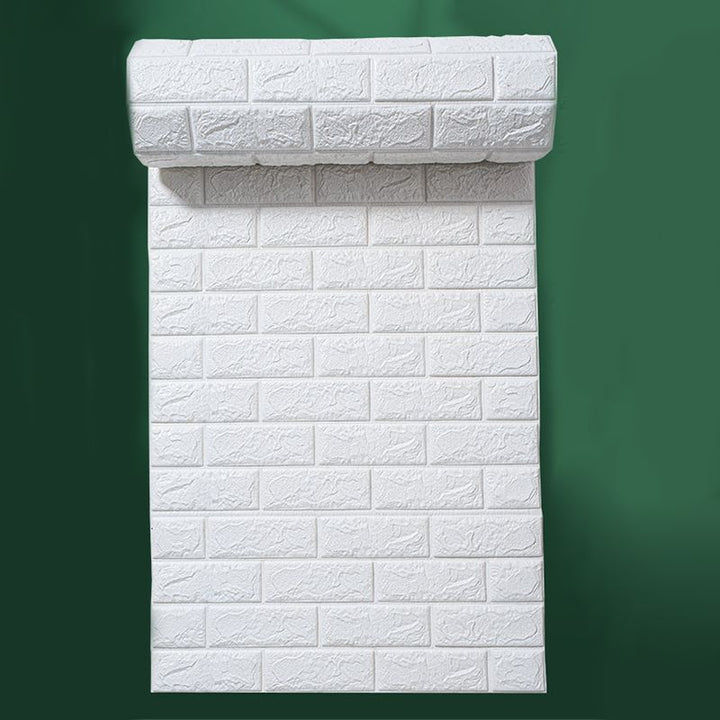 BowLift | Modern wall-ceiling element for sticking with 3D embossing in white