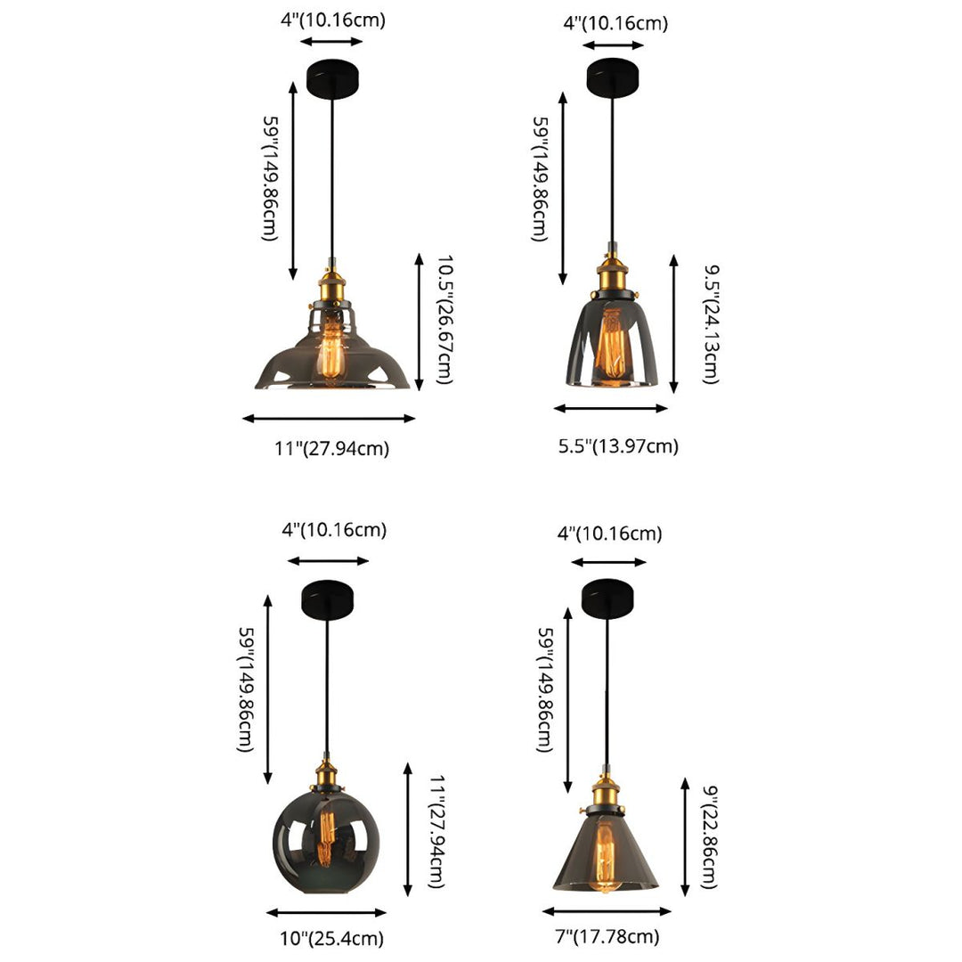 UrbanVibe Light - American Vintage Glass Pendant Light | Bowlift