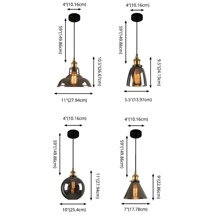 UrbanVibe Light - American Vintage Glass Pendant Light | Bowlift
